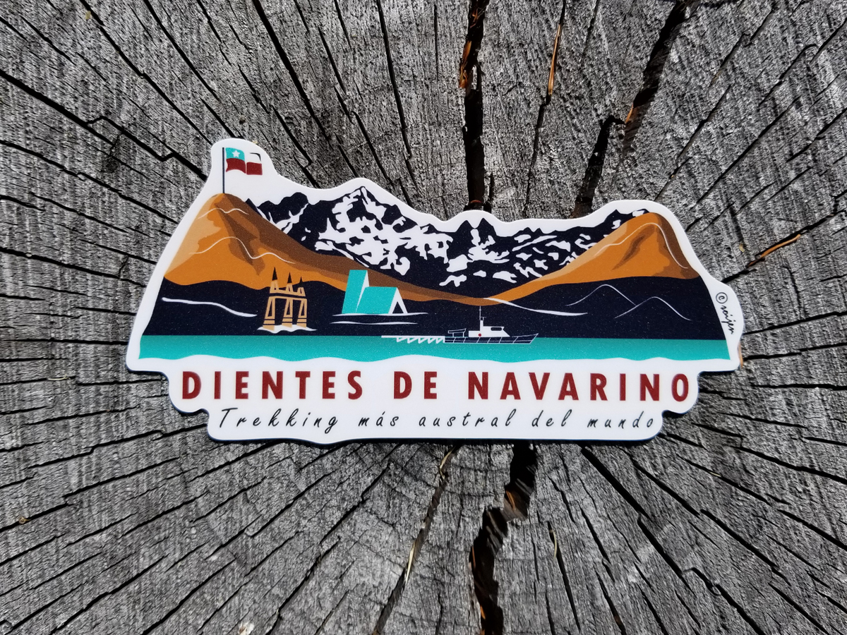Dientes de Navarino Trek | Chilean Patagonia | Sticker